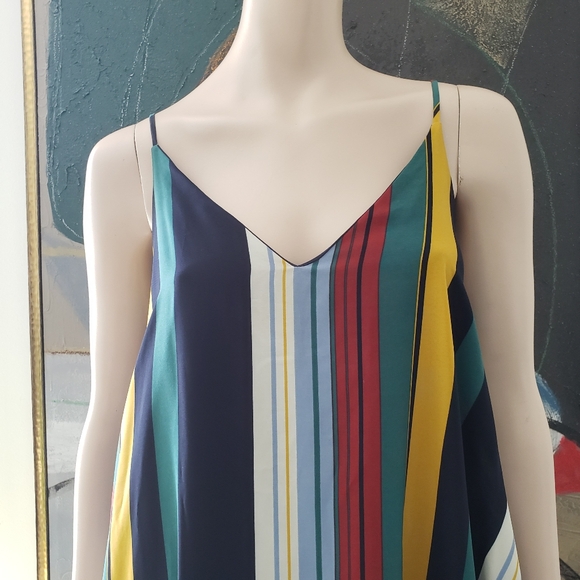 Peach Love California | Striped Boho Maxi Dress with Pockets - Picture 3 of 7